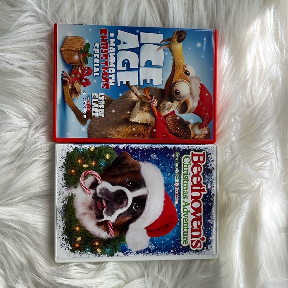 DVD BUNDLE: CHRISTMAS MOVIES (Ice Age & Beethoven’s Christmas Adventure)